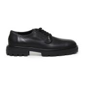 Zwarte Derby Platte Schoenen Hogan , Black , Heren