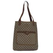 Pre-owned Leather gucci-bags Gucci Vintage , Brown , Dames