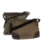 Pre-owned Canvas gucci-bags Gucci Vintage , Brown , Dames