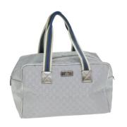 Pre-owned Canvas gucci-bags Gucci Vintage , Gray , Dames