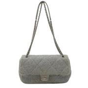 Pre-owned Fabric chanel-bags Chanel Vintage , Gray , Dames