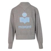 Moby Gebreide Mode Trui Isabel Marant Étoile , Gray , Dames