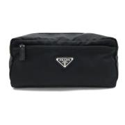 Pre-owned Leather prada-bags Prada Vintage , Black , Dames