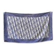 Pre-owned Cotton scarves Dior Vintage , Blue , Dames