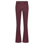 Poppy Artistic Flared Broek Lady Day , Red , Dames