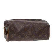 Pre-owned Canvas pouches Louis Vuitton Vintage , Brown , Dames