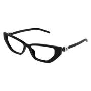 Retro Cat Eye Optische Bril Gucci , Black , Unisex