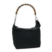 Pre-owned Nylon gucci-bags Gucci Vintage , Black , Dames