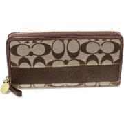 Pre-owned Canvas wallets Coach Pre-owned , Brown , Dames