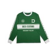 Groene Longsleeve Tee Boxy Fit Deus Ex Machina , Green , Heren