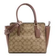 Pre-owned Leather handbags Coach Pre-owned , Brown , Dames