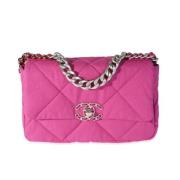 Pre-owned Leather chanel-bags Chanel Vintage , Pink , Dames