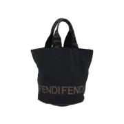 Pre-owned Nylon handbags Fendi Vintage , Black , Dames