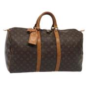 Pre-owned Canvas louis-vuitton-bags Louis Vuitton Vintage , Brown , Da...