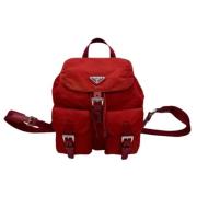 Pre-owned Leather prada-bags Prada Vintage , Red , Dames