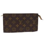 Pre-owned Canvas pouches Louis Vuitton Vintage , Brown , Dames