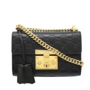 Pre-owned Leather gucci-bags Gucci Vintage , Black , Dames