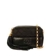 Pre-owned Fabric chanel-bags Chanel Vintage , Black , Dames