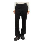 Op maat gemaakte wollen broek The Row , Black , Dames