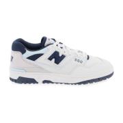 Geperforeerde Leren Sneakers New Balance , White , Heren