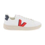 Vegan Sneakers met Suède Hiel Tab Veja , White , Heren