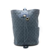 Pre-owned Denim backpacks Louis Vuitton Vintage , Blue , Dames