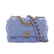 Pre-owned Fabric chanel-bags Chanel Vintage , Blue , Dames