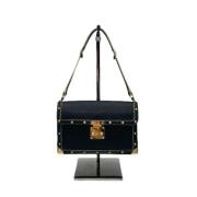 Pre-owned Leather louis-vuitton-bags Louis Vuitton Vintage , Black , D...