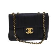 Pre-owned Fabric chanel-bags Chanel Vintage , Black , Dames