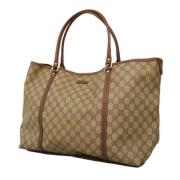 Pre-owned Leather gucci-bags Gucci Vintage , Brown , Dames