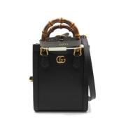 Pre-owned Leather gucci-bags Gucci Vintage , Black , Dames