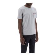 Gestreept Zak T-Shirt Thom Browne , Blue , Heren