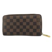 Pre-owned Canvas wallets Louis Vuitton Vintage , Brown , Dames