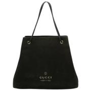 Pre-owned Leather gucci-bags Gucci Vintage , Brown , Dames