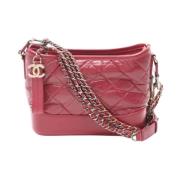 Pre-owned Leather shoulder-bags Chanel Vintage , Red , Dames