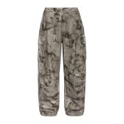 Cargo broek Adidas Originals , Gray , Dames