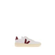 Traced Leather V-90 Sneakers Veja , White , Dames