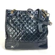 Pre-owned Leather chanel-bags Chanel Vintage , Black , Dames