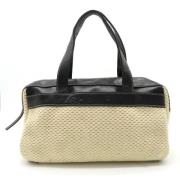 Pre-owned Cotton totes Chanel Vintage , Beige , Dames