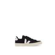 Chromevrije leren Campo Sneakers Veja , Black , Dames