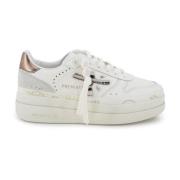 Witte platte schoenen met platformzool Premiata , White , Dames