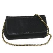 Pre-owned Fabric shoulder-bags Chanel Vintage , Black , Dames