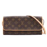 Pre-owned Canvas crossbody-bags Louis Vuitton Vintage , Brown , Dames