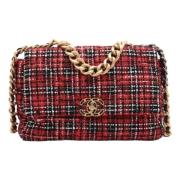 Pre-owned Wool chanel-bags Chanel Vintage , Red , Dames