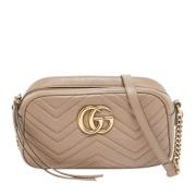 Pre-owned Leather gucci-bags Gucci Vintage , Beige , Dames