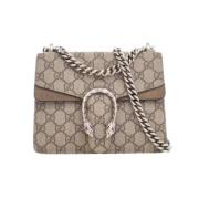 Pre-owned Coated canvas handbags Gucci Vintage , Brown , Dames