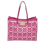 Pre-owned Canvas totes Dolce & Gabbana Pre-owned , Pink , Dames