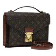 Pre-owned Canvas louis-vuitton-bags Louis Vuitton Vintage , Brown , Da...