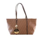 Pre-owned Coated canvas fendi-bags Fendi Vintage , Brown , Dames