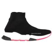 Pre-owned Polyester sneakers Balenciaga Vintage , Black , Dames